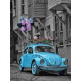 Coccinelle Fleurie sous les Nuages Diamond Painting