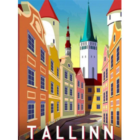 Ruelle Colorée de Tallinn Diamond Painting