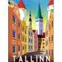Ruelle Colorée de Tallinn Diamond Painting