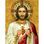 Portrait Lumineux du Sacré-Cœur de Jésus Diamond Painting