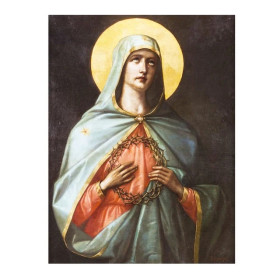 Vierge Marie aux Larmes de Compassion Diamond Painting