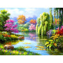 Étang Enchanté aux Mille Reflets Diamond Painting