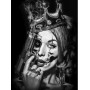Reine Macabre au Pistolet Diamond Painting
