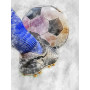 Pied de Footballeur à l'Aquarelle Diamond Painting