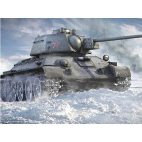 T-34 soviétique dans la neige Diamond Painting