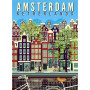 Amsterdam en Broderie Diamant : Canaux et Façades Colorées Diamond Painting