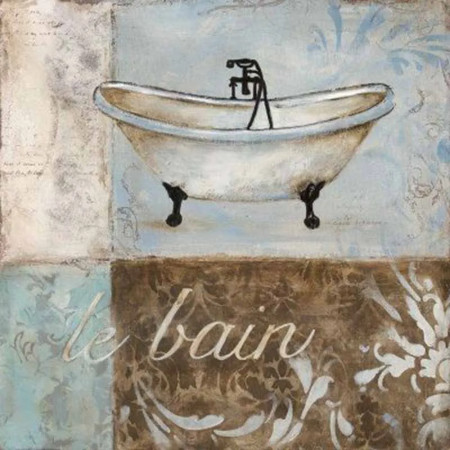 Baignoire Vintage 'Le Bain' Diamond Painting