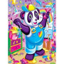 Panda Peintre Arc-en-Ciel Diamond Painting