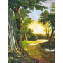 Reflet de la Forêt au Couchant Diamond Painting