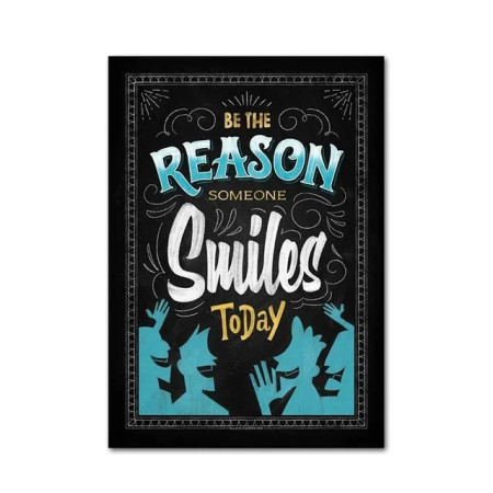 Souriez au Monde : Tableau Broderie Diamant Motivant Diamond Painting