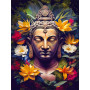 Bouddha Serein au Jardin Tropical Diamond Painting