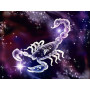 Scorpion Astral sous les Nébuleuses Diamond Painting