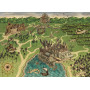 Carte Ancienne de Poudlard et ses Environs Diamond Painting