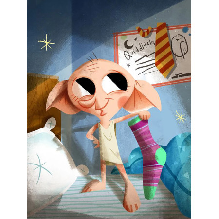 Dobby et sa chaussette magique Diamond Painting
