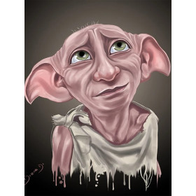 Dobby, l'elfe de maison au regard doux Diamond Painting