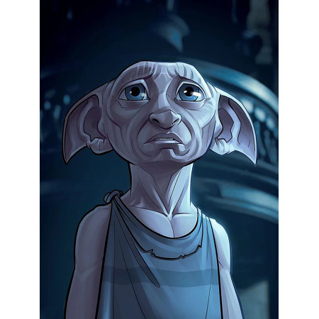 Dobby, l'Elfe de Maison Pensif Diamond Painting