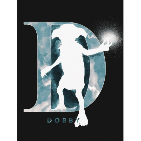 Dobby et la lettre D magique Diamond Painting