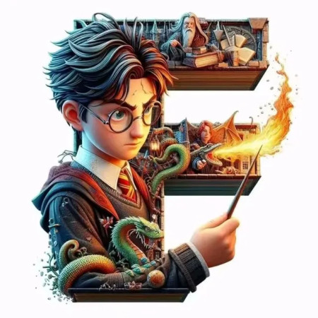 Harry Potter et le Souffle du Dragon Diamond Painting