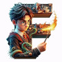 Harry Potter et le Souffle du Dragon Diamond Painting