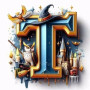 Lettre T Magique d'Harry Potter Diamond Painting