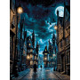 Ruelle des Sorciers sous la Lune Diamond Painting
