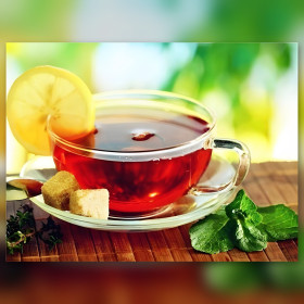 Tè alla citronella diamond painting tazza strass lucidi