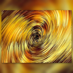 Tela diamond painting nuvola colorata a spirale con strass lucidi