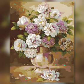 Kit pittura diamante Le Vase Élégant strass scintillanti su tela