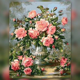 Toile de diamond painting Rosalino broderie diamant kit complet