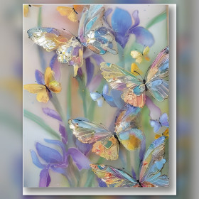 Toile de diamond painting Rose Et Pivoine Margarete broderie diamant kit complet