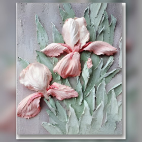 Diamond painting kit Rose Et Pivoine Renata fonkelende steentjes op canvas
