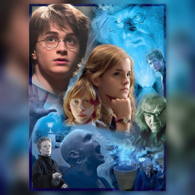 Harry Potter Der Feuerkelch Diamond Painting mit funkelnden Strasssteinen und Figuren