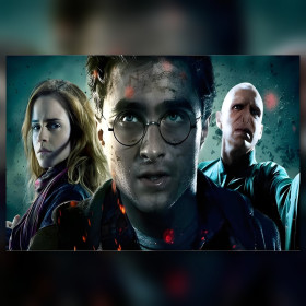 Tela diamond painting La Battaglia Finale strass lucidi Harry Potter