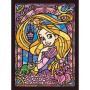  Rapunzel: Het betoverde glas-in-loodraam Diamond Painting Disney