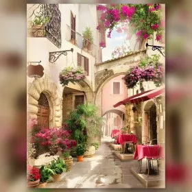 Diamond painting kit Vivaldi sparkling rhinestones on canvas