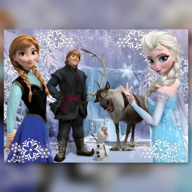 Frozen diamond painting Arendelle team shiny rhinestones embroidery kit