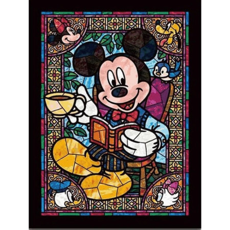  Mickey Le Vitrail Enchanté Diamond Painting Disney