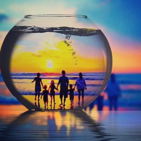  Verre Famille Diamond Painting Verrerie