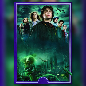 Diamond painting Harry Potter profondità magiche Hogwarts strass lucenti