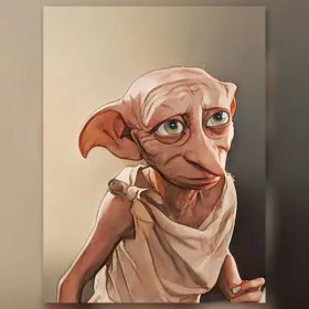 Dobby huiself diamond painting glinsterende strass voltooide doek kunstwerk