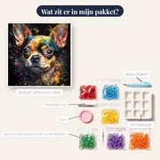 Chihuahua, Kleine Metgezel Diamond Painting – inhoud van het pakket