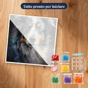 Bouvier Bernois Maestoso Diamond Painting – kit pronto per iniziare