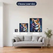 Collie, Softness and Elegance Diamond Painting – available sizes