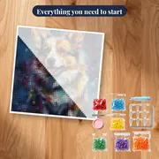 Collie, Softness and Elegance Diamond Painting – kit ready to start