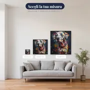 Dalmata con Macchie Multicolori Diamond Painting – misure disponibili
