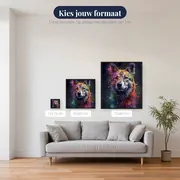 Duitse Herder, Aandachtige Blik Diamond Painting – beschikbare formaten
