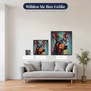 Gordon Setter in Ruhe Diamond Painting – verfügbare Größen