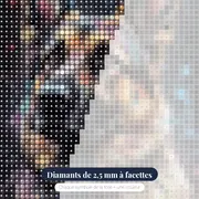 Berger Allemand dans le Vent – gros plan des diamants