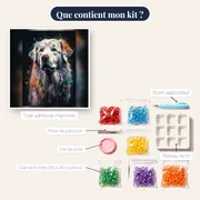 Setter Anglais, Silhouette Élancée – contenu du kit