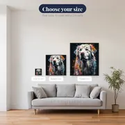 English Setter, Sleek Silhouette Diamond Painting – available sizes